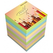 Куб для записей с проклееным краем 9*9*9 ЭКСТРА цветной