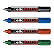 Маркер перманентный Cello Maxx 500, синий