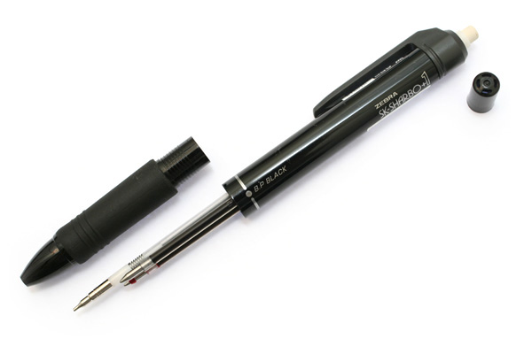 Ручка шариковая + карандаш Zebra Sharbo+1, синяя