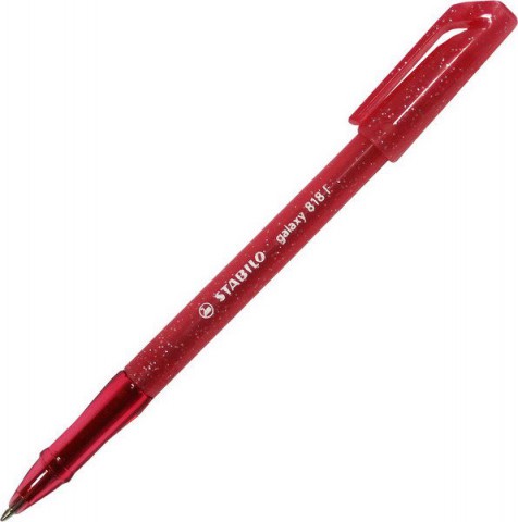 Ручка шариковая Stabilo 818, красная