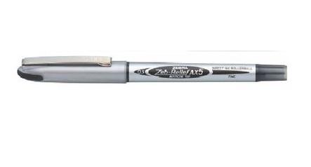 Ручка-роллер ZEBRA Roller AX5, черная