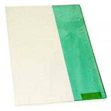 Обложка для дневников и тетрадей (208х350мм.), прозрачная с цветными клапанами, 1048.2