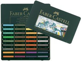 Мелки акварельные 50 цветов Faber Castell Albrecht Durer в металлической коробке