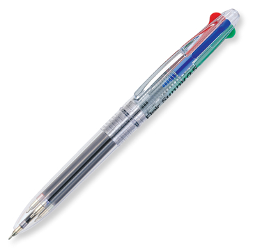 Ручка шариковая Flair F-538, 4-х цветная (синий, красный, черный, зелёный)