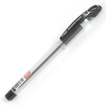 Ручка шариковая Flair Monitor, пластик, черная, F-830