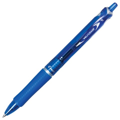 Ручка шариковая Pilot автоматическая, Acroball, 0,28 мм, синяя, BPAB-15F