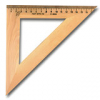 Треугольник 45/180 деревян.
